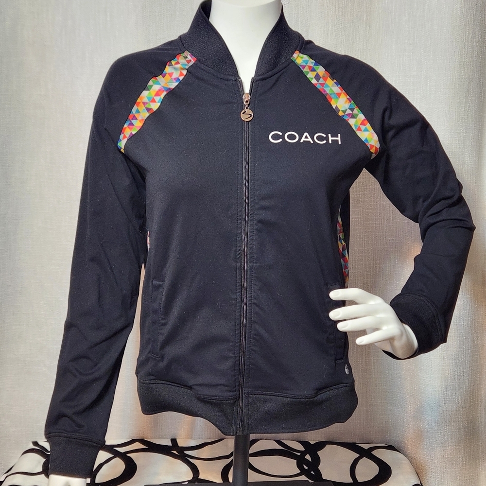 Beach Body Coach Full Zip Black Jacket M/P Medium Team Beachbody Athletic